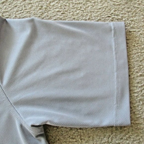 Cypress Club Performance Mens Golf Polo Shirt Large Gray Short Sleeve Collar - Picture 3 of 5